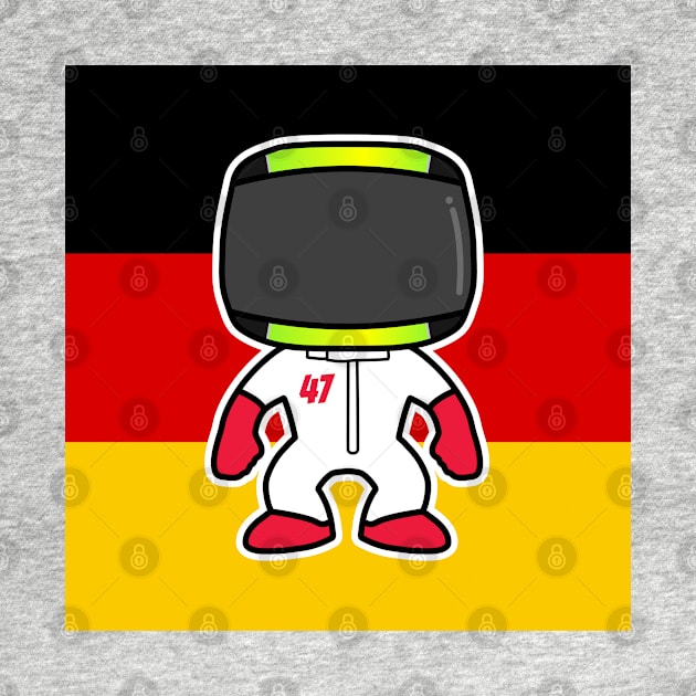 Mick Schumacher Custom Bobblehead - Flag Edition 2021 Season by GreazyL